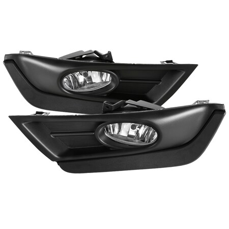 Spec-D Tuning 17-18 Honda CRV Fog Lights Clear LF-CRV17COEM-V2-HZ